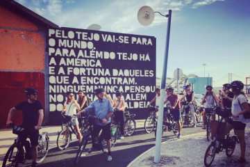 A poem from Fernando Pessoa at Rocha conde de Obidos. 