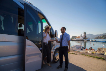 Corfu Airport Arrival Transfer Zone 1: Corfu Town, Kanoni, Alykes, Corfu port