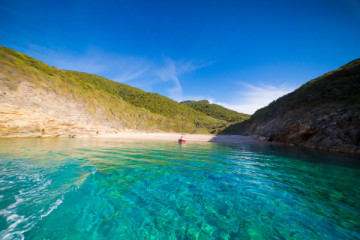 Private Corfu Beach Tour: Paleokastritsa, Glyfada & Corfu Town