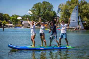 2h team SUP board rental for 4-6 people