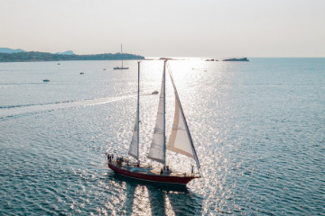 Sailboat sunset outing - La Brigante