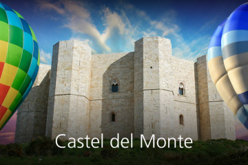 Castel del Monte air balloon flight