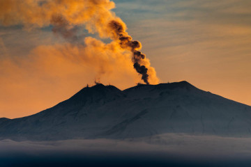 Sunset on Etna