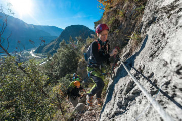 Via ferrata “Scaloni di Ceniga” in Dro - en