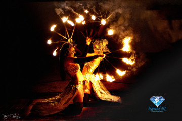 Fire Spinning Show