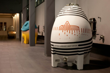 Château Larrivet Haut-Brion's "concrete eggs"