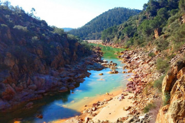 The mills of Odiel river