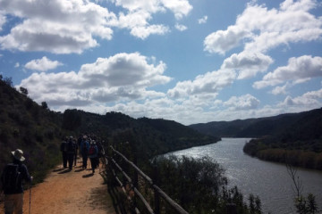 By the edge of Guadiana river