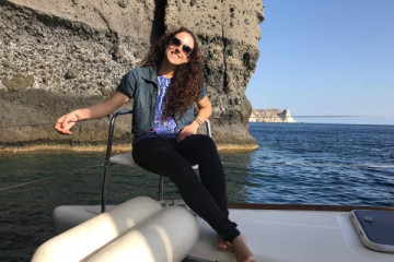 Sailing Cruise to Santorini volcano and Caldera