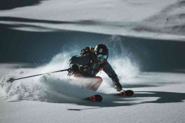 Off-piste ski technique