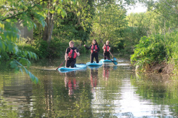 Tandem Paddle Board Hire (Adult and Child)