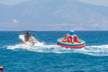 Watertubing, Inflatables, towables, octopus twister rides in kos.