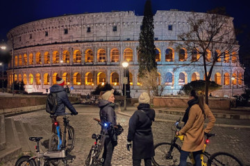 Rome by Night-  E-bike tour with food and wine tasting