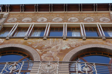 Hotel Ciamberlani, built by Paul Hankar in 1897 - Art Nouveau Brussels.