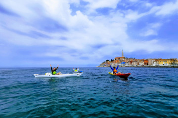 Rovinj morning sea kayaking tour