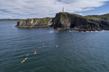 Baltimore Beacon on our Full -Day Sea Kayaking Tour