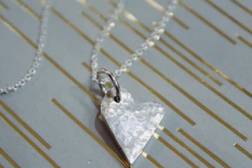 Make An Initialed Silver Charm or Pendant
