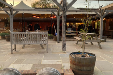 Covered terrace