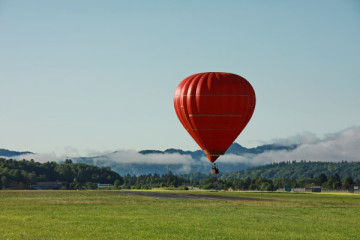 Hot air balloon ride Ljubljana