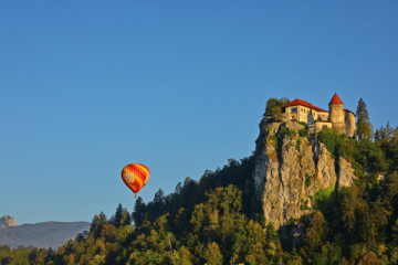 Hot air balloon ride Bled  