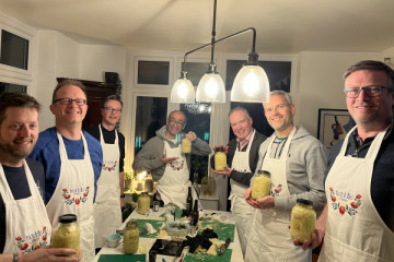 Sauerkraut fermenting workshop