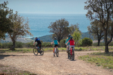 Semi rigid e-mountain bike rental