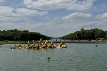 The Apollo Fountain into the Gardens of Versailles
