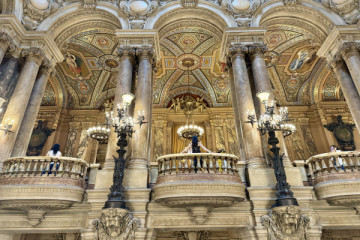 The beautiful inside of Palais Garnier 