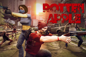 Zombie Horror Lasertag Shooter - Rotten Apple