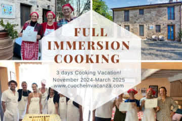 3 DAYS FULL IMMERSION COOKING AT MY B&B AND COOKING SCHOOL NEAR LUCCA