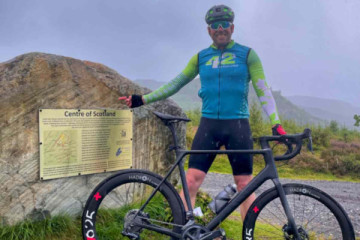 Centre of Scotland stone marker
You made it! Centre of Scotland — an unforgettable cycle tour highlight, perfect for the memory book and the Strava feed.