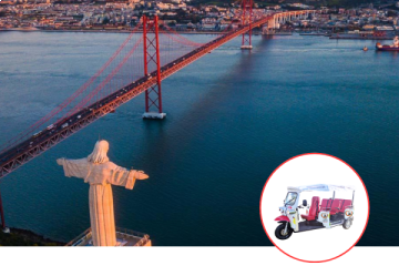 Lisbon Tuk Tour City+South Lisbon 4H