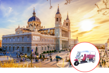 tuk tuk Madrid - Green Tours