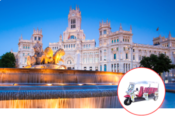 tuk tuk Madrid - Green Tours