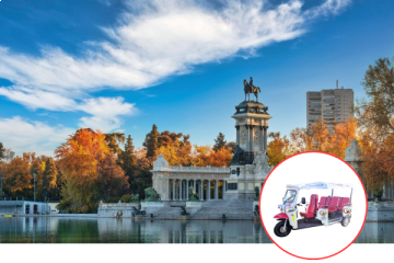 tuk tuk Madrid - Green Tours