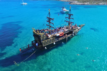 From Kos Harbor: Half-Day Cruise Pserimos & Blue Lagoon