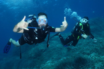 Scuba diving