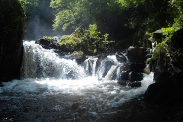La Vierge and Murel waterfalls