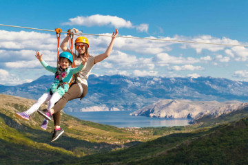 Zipline flight