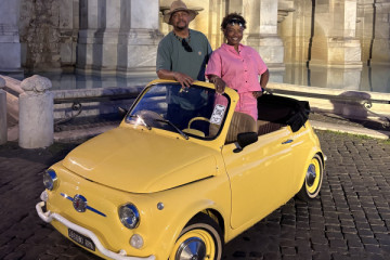 PRIVATE FIAT 500 CABRIOLET TOUR WITH DRIVER