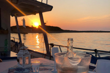 TOUR SEA LICOSA BY NIGHT (Romantic dinner)