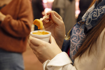Gourmet tasting moment