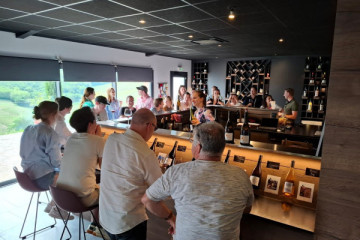 Beaujolais wine tasting