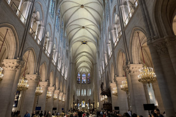 Notre Dame’s facade. 