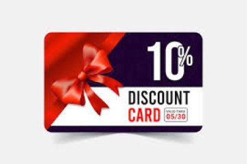 Card -10% on value voucher