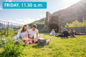 PICNIC AT SEGONZANO CASTLE