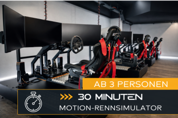 Race in the motion simulator (3+ people - 30 Minutes)