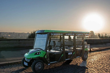 Rome Golf Cart Tour at Sunset - with Spritz!