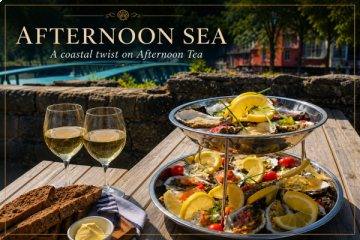 Afternoon sea outdoor or indoor at our cafe WB's Coffee House in the heart of Sligo town