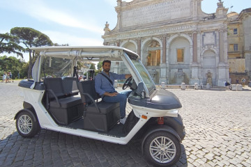 Golf Cart with Audio Guide